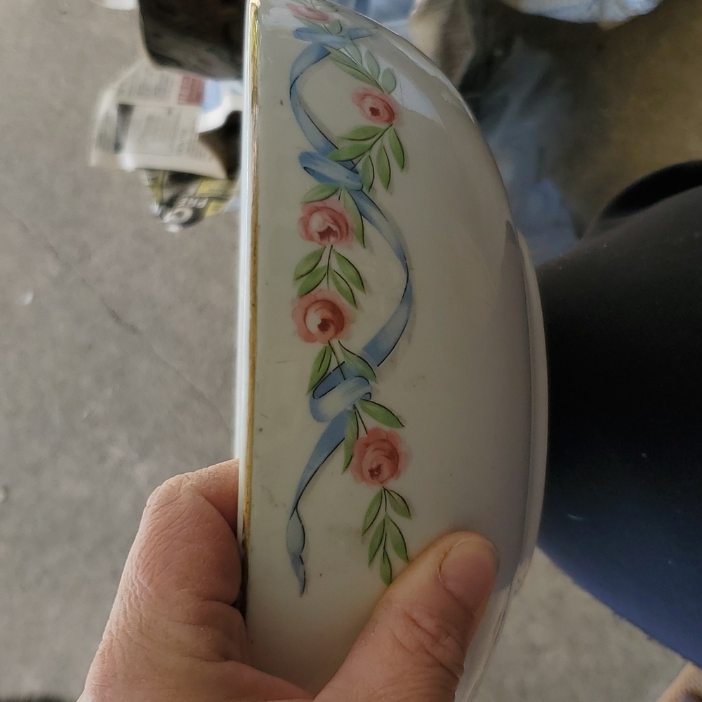 Halls superior quality platter and bowl